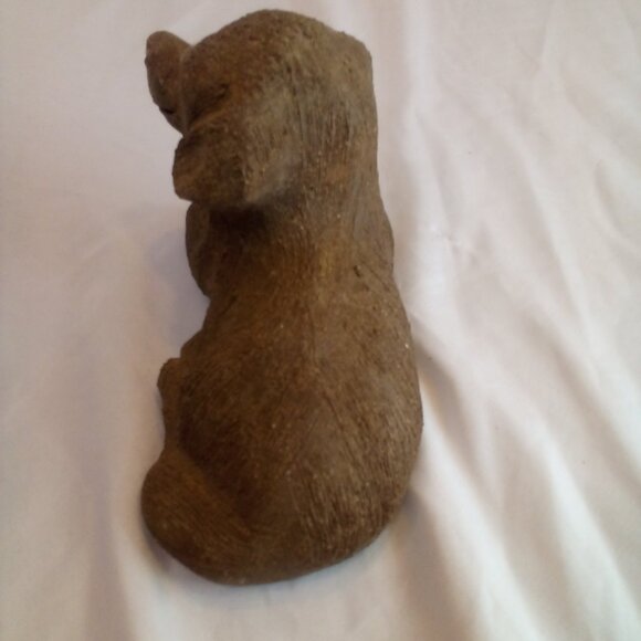 Dog Figure Concrete Cement Mold Small Garden Decor 6" x 3.5" - Picture 9 of 14